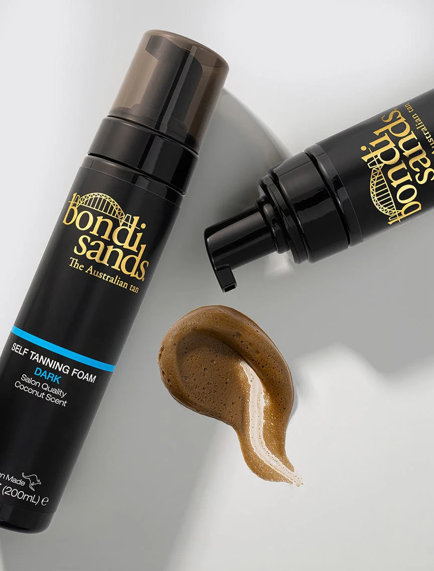 Dark Self Tanning Foam Gift Set - Image 4