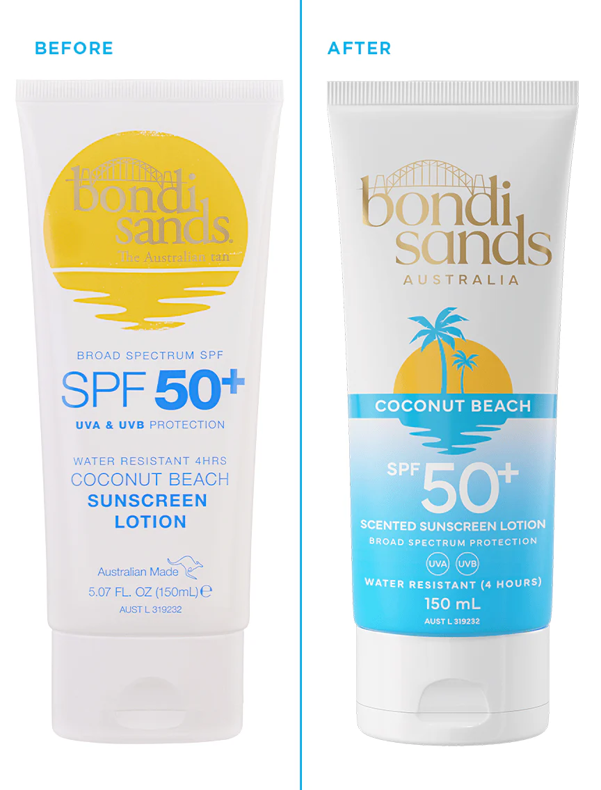 SPF 50+ Sunscreen Lotion Coconut Beach Scent - Image 3